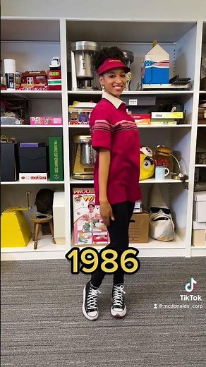 Trying On Vintage McDonald's Uniforms