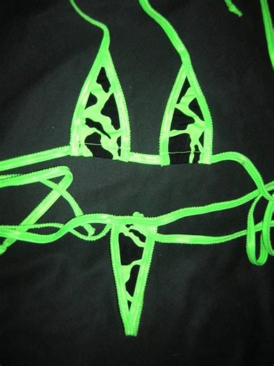 Cow Print Extreme Micro Bikini Exotic Dancewear Microkini Stripper Exoticwear - Etsy