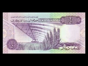 All Libyan Dinar Banknotes - 1988 to 2002 in HD