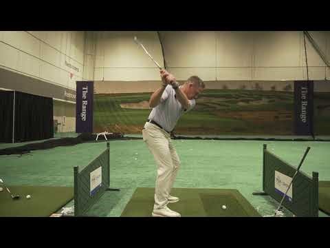 Demoing the Eagle Zone Golf Fairway Simulator with a PGA Pro (PGA Show 2026)