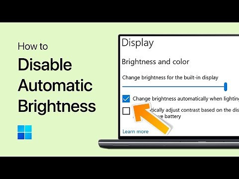 How To Turn Off Automatic Brightness on Windows 11 - Tutorial
