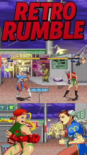 🔥 Cammy vs Chun-Li 🔥 Round 1 | RETRO RUMBLE #5 #shorts