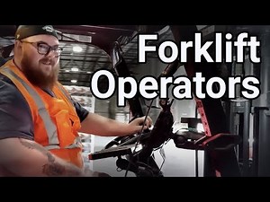 Material Handlers: Forklift Operators on Double Clamp- Ryder. 103. Warehouse Job