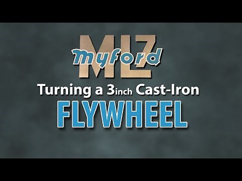 Turning a Cast Iron Flywheel for model engineering