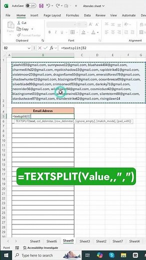 Convert Email List to Excel Table - EASY Tutorial for 2024