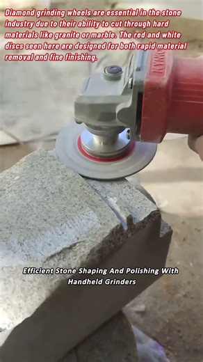 Efficient Stone Shaping And Polishing With Handheld Grinders