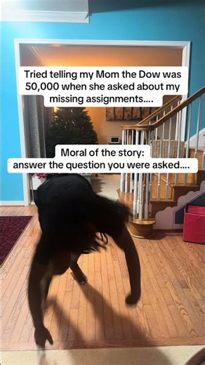 “The Dow Is at 50,000” – My Son’s Excuse for Missing Homework 😭