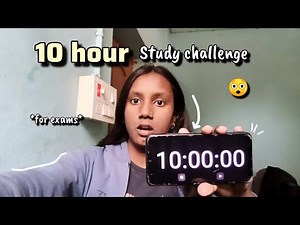 10 HOUR Study Challenge 😭🎧! Studying for Exams📚 as a 9th Grader 📚✨️