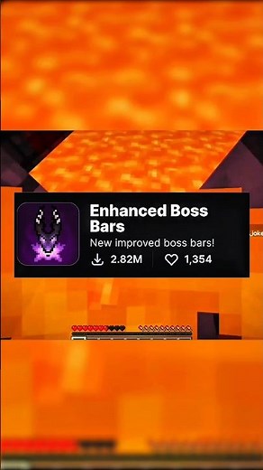 Enhanced boss bars resource pack for minecraft #minecraft #shorts