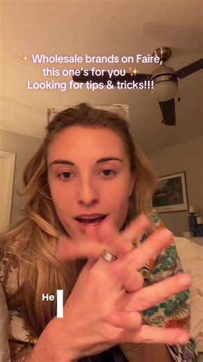If you sell wholesale and use Faire, I’d love your insight 👋 I’m newer to the platform and learning how to grow organically, especially since paid/boosted listings offer such limited targeting control. What’s actually worked for you? • Organic visibility tips • Automation hacks • Listing optimizations • Reorder strategies • Faire algorithm insights Drop your advice below 👇 Let’s help each other grow in wholesale 🤍 #FaireWholesale #WholesaleTips #SmallBusinessWholesale #FaireSeller #WholesaleB