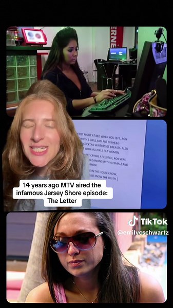 Top tier reality tv moment. Iconic. Historic. Revolutionary. 🤌🤌🤌🤌 14 years ago, Jersey Shore aired the episode ‘The Letter’ where Sammi found a note written by JWOWW and Snooki. Jerzdays forever. #jerseyshore #realitytv #popculture #snooki #greenscreenvideo #greenscreen #jwoww #jerseyshoreclips #millennial
