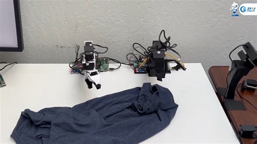 智能佳-low cost robot低成本机械臂(Tau Robotics)-智能折叠新利器-视频