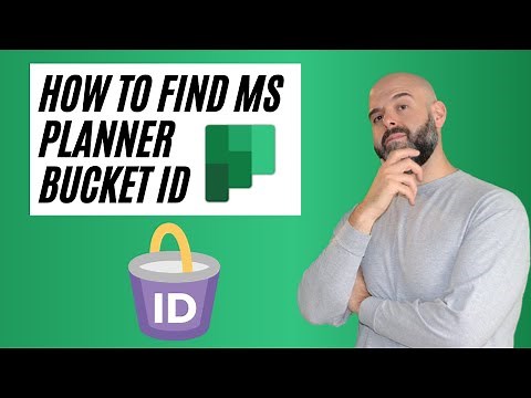 How To Find MS Planner Bucket ID