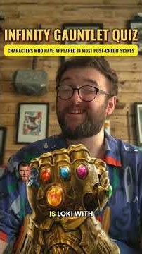 INFINITY GAUNTLET QUIZ 💎 Can You Name All 6 Marvel Characters? #MarvelQuiz