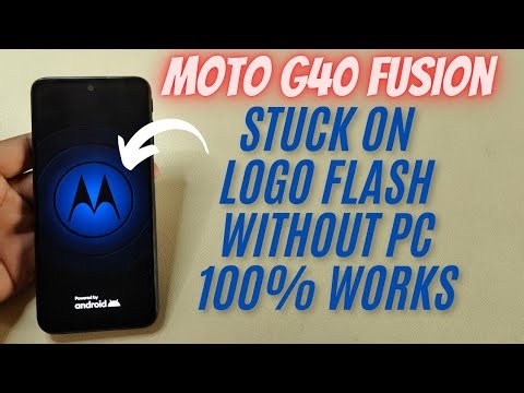 Moto G40 Fusion Bootloop Fix | Stuck on Logo Solution | Without PC | 100% Working