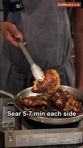 Lemon Garlic Butter Chicken 🍋 #Shorts #garlicbutterchicken #chickenrecipe