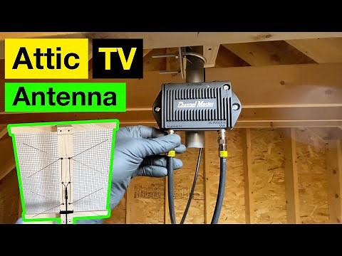 Cut the cord before it cuts you! Attic OTA TV antenna install