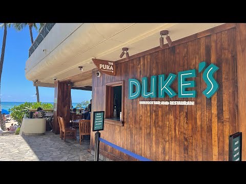 Duke's Restaurant Waikiki, Honolulu, Hawaii - August 2022