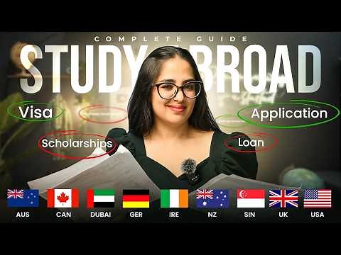 How to Study Abroad in 2025-26 | Full Breakdown: Courses, Cost, Visa, Scholarships & Best Country