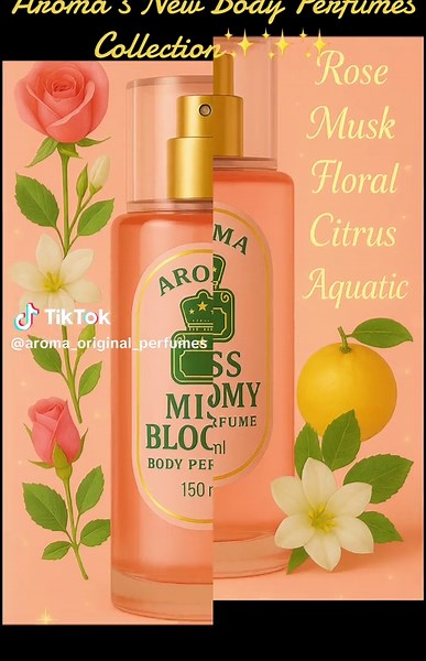 Aroma’s New Body Perfumes Collection✨✨✨ New items Alert 🚨 You can order them now🥰🥰 #new_products #launch #summer #aroma_original_perfumes #summervibes #bodyperfumes #capcut #viral