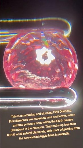 Pink Diamond Under the Microscope: Every Angle Revealed