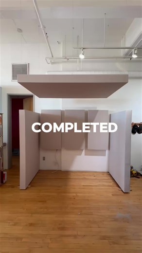Simplified Acoustic Panel Installation for Studios