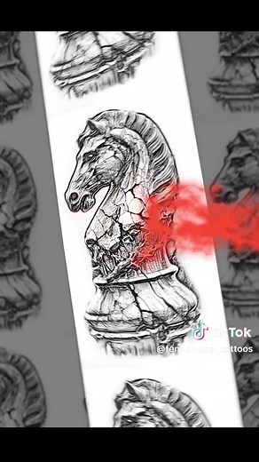 Unique Chess Knight Tattoo Design Ideas