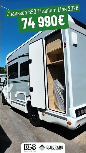 Un Chausson Titanium neuf 2026 avec 9 000€ d'options incluses à moins de 75 000€ 👀