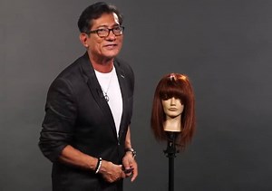 Video: How To Cut Perfect Arched Bangs From Sam Villa