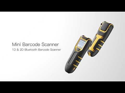 BCST-47 2D Bluetooth® 5.0 Portable Barcode Scanner with Screen & APP SDK