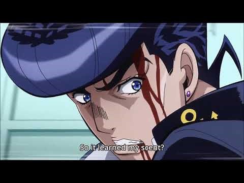 Josuke Vs highway star jojo's bizarre adventure