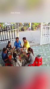 Family sent flying after gas stove explodes during mealtime | The Sun