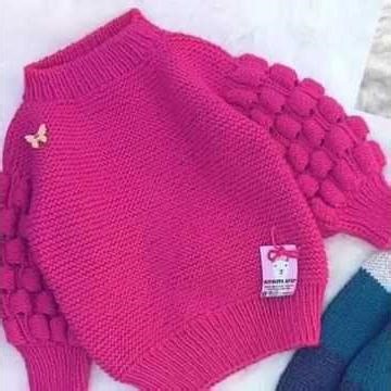 Crochet baby sweaters / Dress designs & Winter wear ideas