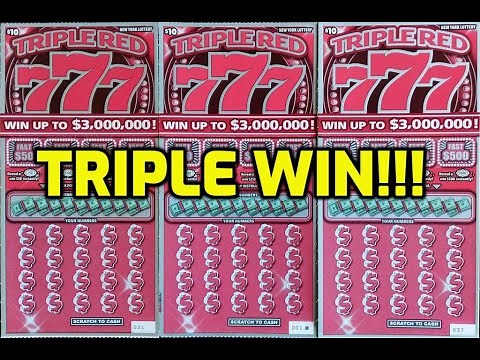 Every Ticket Is A Winner! Playing New York Lottery's Triple Red 777 Scratch-Off