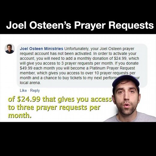 Joel Osteen's Prayer Requests