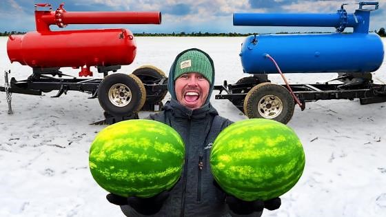 What happens when two watermelons collide at 200mph