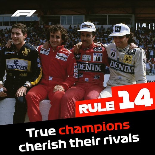 Fierce fights on the track, respect off it... 👊 The unofficial "Rules of F1" | F1