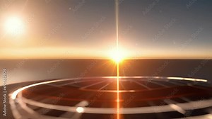 Animation showing trajectory towards Solar Apex, with data statistics displayed along way.