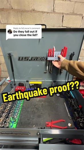 Replying to @fa5.oscar QRT doesn’t mess around with their magnets…#toolorganization #pliers #3dprinting #toolstorage #mechanic