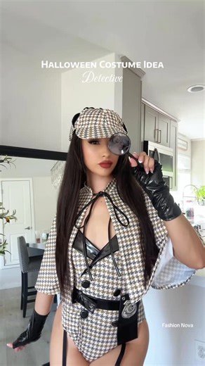 Mikayla Shiann on Instagram: "The cutest detective costume from @FashionNova 🔍: In Your DMs Detective 8 Piece Costume Set"