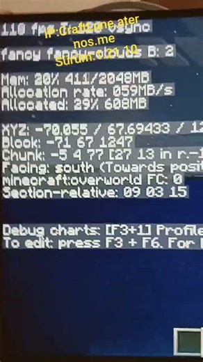 hemen sen de sunucumuza gelip bu shulkeri al IP:CraftLune.aternos.me Sürüm:1.21.10