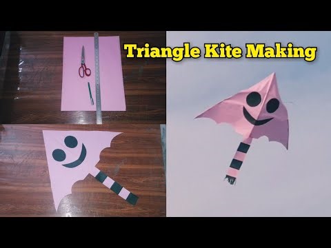 Triangle Kite Making. How to Make Unique Kite. Kite Flying. Patang Kaise Banate Hain. Kite. #SMKites