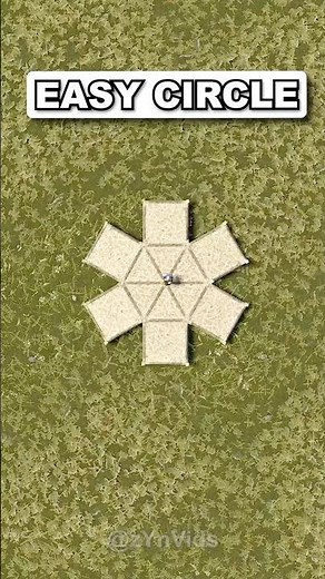 EASY Circle base design in #rust #rustbase #gaming #rustshorts #rustgame