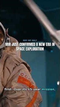Mir just confirmed a new era in space exploration