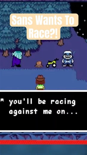 Sans Wants To RACE Chara?!