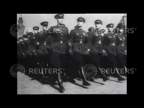 1945 May Day parade in Red Square