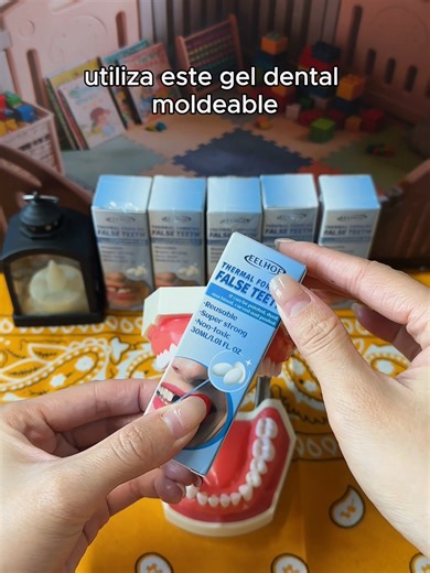 Tooth gone? Watch this trick.#fpy #dentures #tiktokshop #falseteeth #veneerteeth #moldablefalseteeth #teethreplacement #cavityfillings #blackfriday