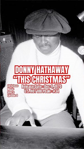 Donny Hathaway “This Christmas” #christmasmusic #christmasmusicshorts #donnyhathaway