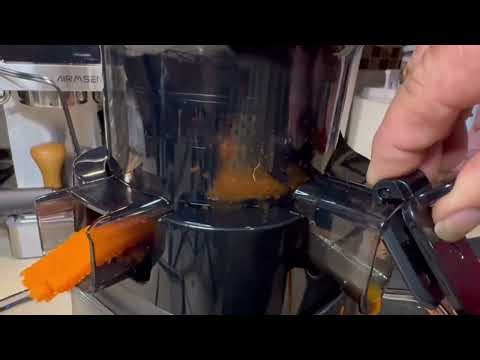 EanOruus Cold Press Juicer Review, runs quietly, feels solid, and is easy to clean after each use