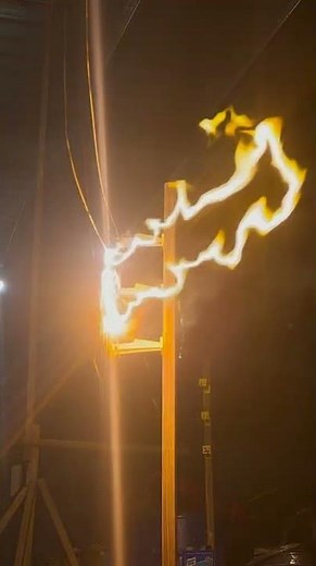 Power Line Short Circuit Arcing model